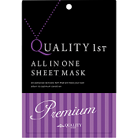 Маска лифтинговая питательная All In One Sheet Mask Premium Ex QUALITY 1ST (Япония)
