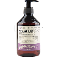Шампунь восстанавливающий для поврежденных волос Damaged Hair Restructurizing Shampoo INSIGHT (Италия)