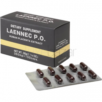 БАД капсулы Laennec P.O. extract Japan Bio Products (Япония) 100 капсул